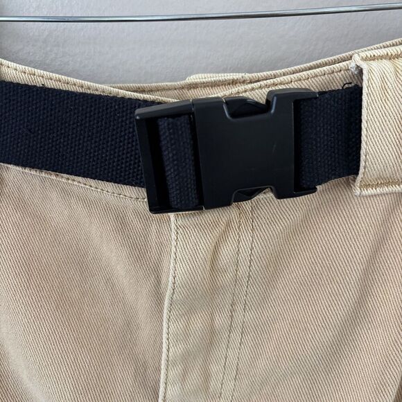 PacSun Women’s Size 25 Tan Cargo Skirt Belted Pockets Utility Mini Casual Chic - Picture 4 of 7